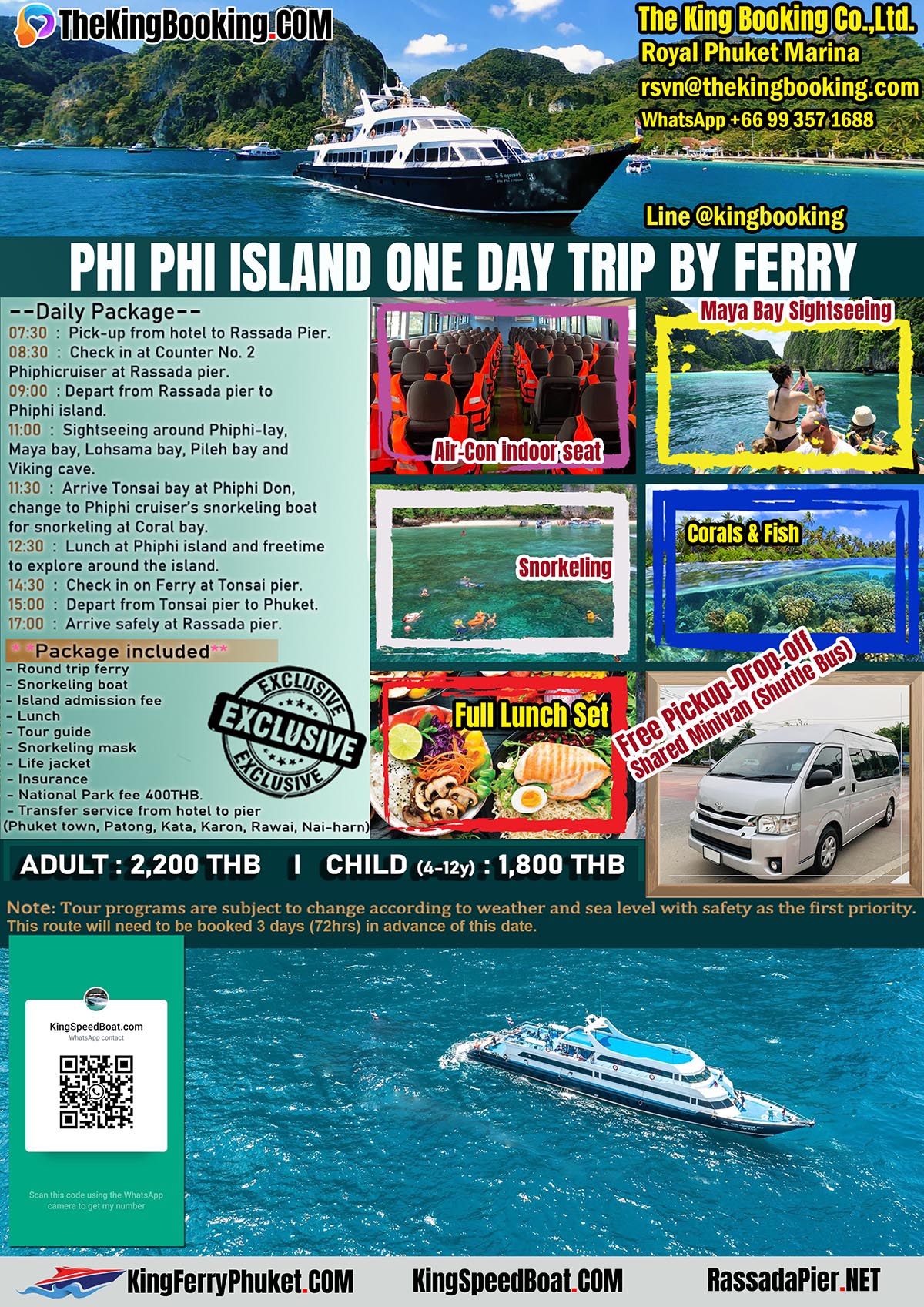Phi Phi Island one day tour from phuket